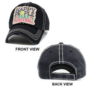Pickleball Cap, Happy People Play Pickleball